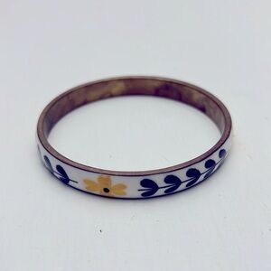 Enamel Brass Vintage Bangel Bracelet